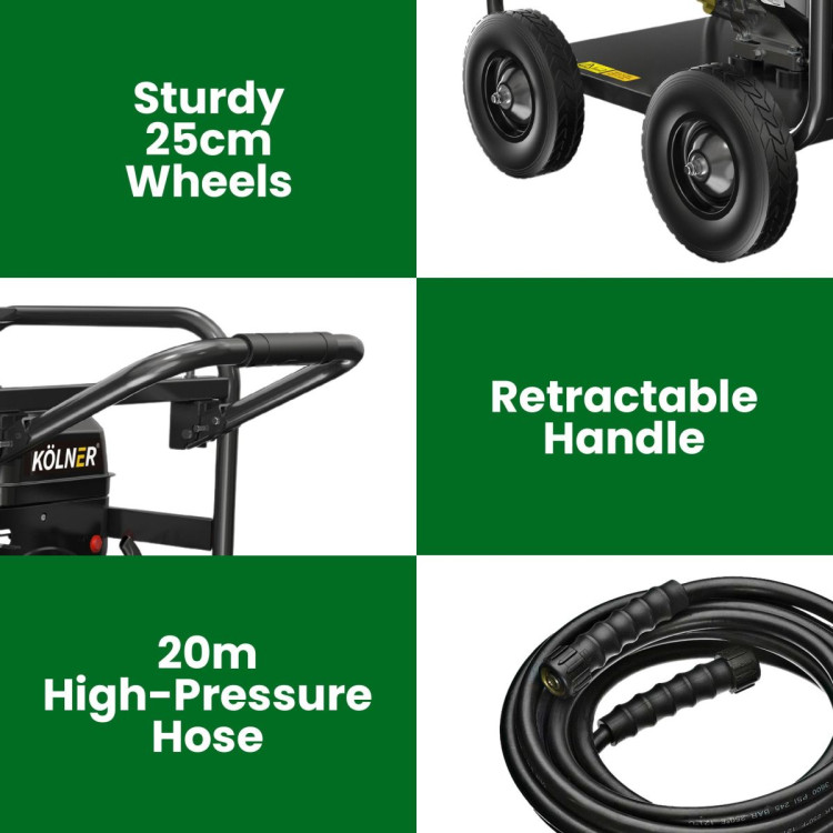 Kolner LT-15C 15HP 3600PSI Petrol Engine High Pressure Washer 20.7LPM hpw-lut-15c