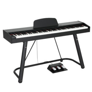 Alpha 88 Keys Electronic Piano Keyboard Digital Electric w/ Stand Full Weighted EK-WP-88-BK