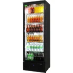 Rhino Black Commercial Upright Triple Glass Door Bar Fridge Ultra Energy Efficient Left Hinged SGT1L-BS