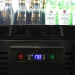 Rhino Black Commercial Upright Triple Glass Door Bar Fridge Ultra Energy Efficient Left Hinged SGT1L-BS