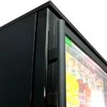 Rhino Black Commercial Upright Triple Glass Door Bar Fridge Ultra Energy Efficient Left Hinged SGT1L-BS