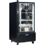 Schmick Short Upright Heated Glass Door Bar Fridge SK220L-B-HD