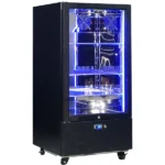 Schmick Short Upright Heated Glass Door Bar Fridge SK220L-B-HD