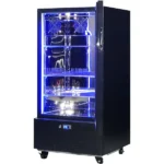 Schmick Short Upright Heated Glass Door Bar Fridge SK220R-B-HD