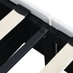 Levede Queen Bed Frame with Adjustable Headboard White BF1069-Q