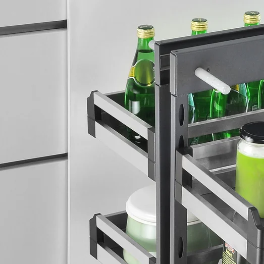 Bistro Show Hand Magic Corner II Pull Out Kitchen Storage ELITEMC2-B-4468