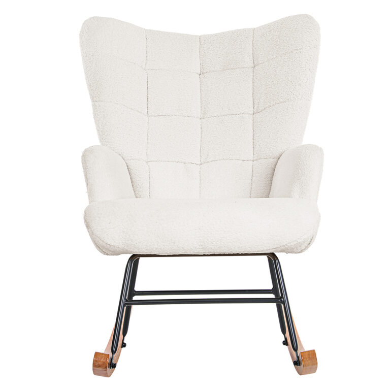 Levede Fleece Rocking Chair CH1130-BG