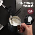 Devanti 20 Bar Coffee Machine Espresso Cafe Maker Black CM-01-BK