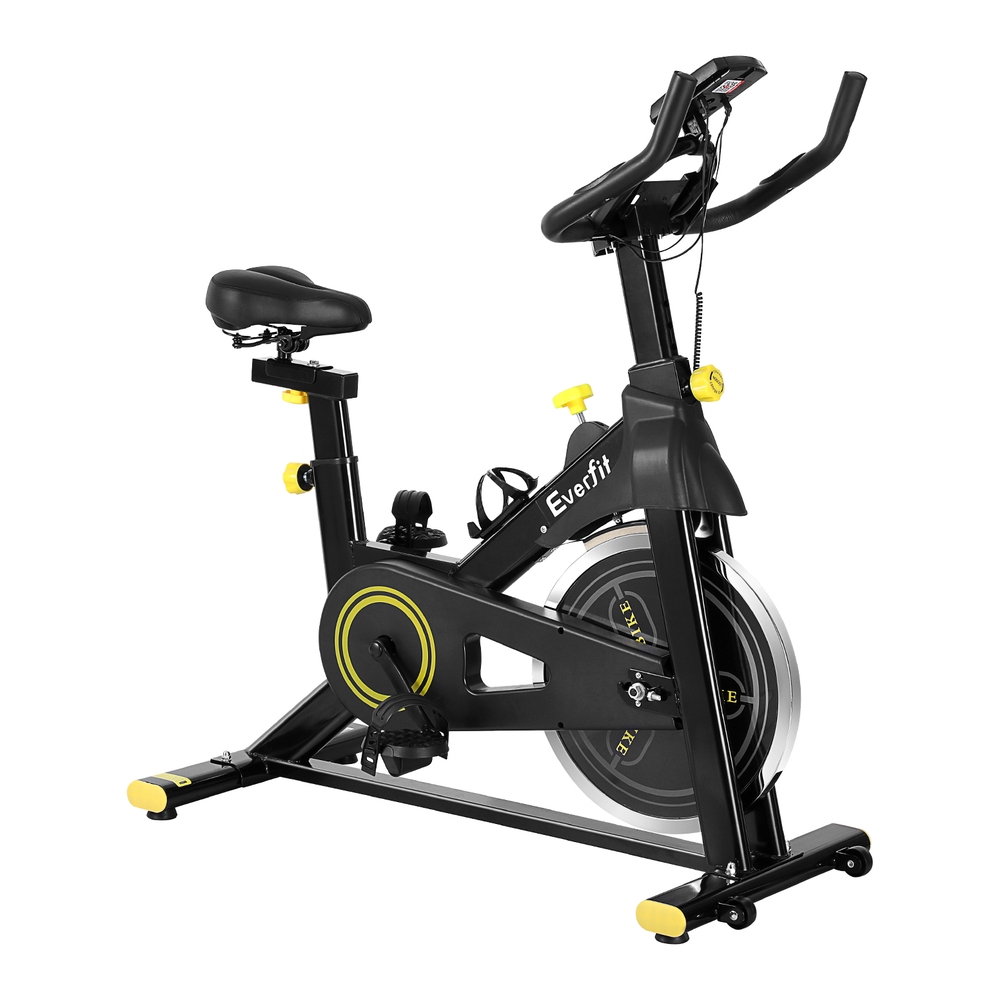 Everfit Spin Bike Exercise Bike Cardio Gym Bluetooth APP Connectable EB-B-SPIN-04-BK