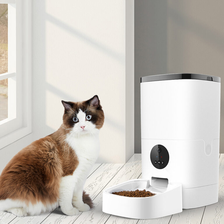 PaWz 6L Auto Pet Feeder Automatic Camera PT1098-6L-WH