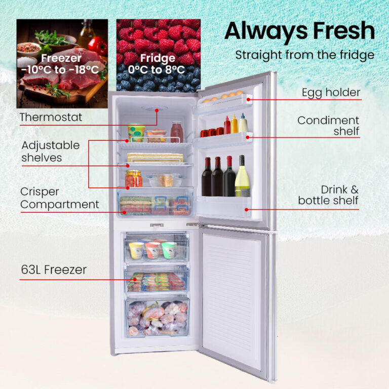 Mobile Standing Freezer GECKO 160L Upright Portable Fridge / Freezer 12V/24V/240V for Motorhome ...