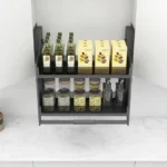 Galley Pull Down 2-Tier Wall Cabinet Unit - for a 900mm Cupboard ELITEPD-G900-1410