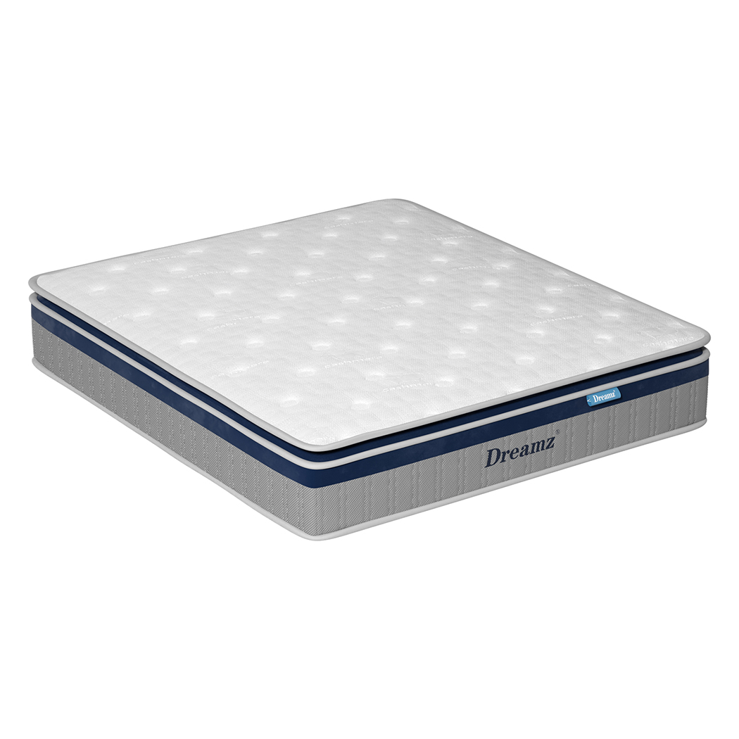 DreamZ Double Size Spring Mattress Pillow Top 32CM MS1022-D-WH