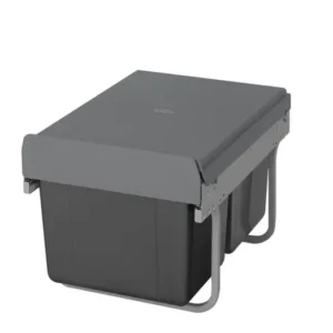 Domestique 30L Twin Slide Out Concealed Waste Bin EL-400-2-0216