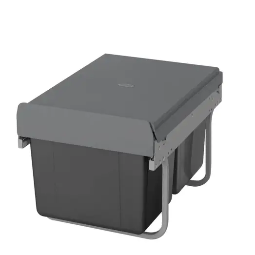 Domestique 30L Twin Slide Out Concealed Waste Bin EL-400-2-0216
