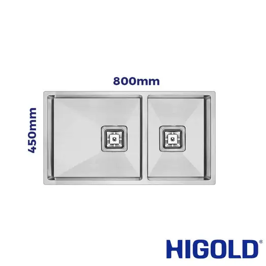 HiGold Vanté Double Bowl Kitchen Sink HG-953448-4664