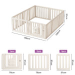 Bopeep Kids Playpen Baby Safety Gate with Lock KD1149-M