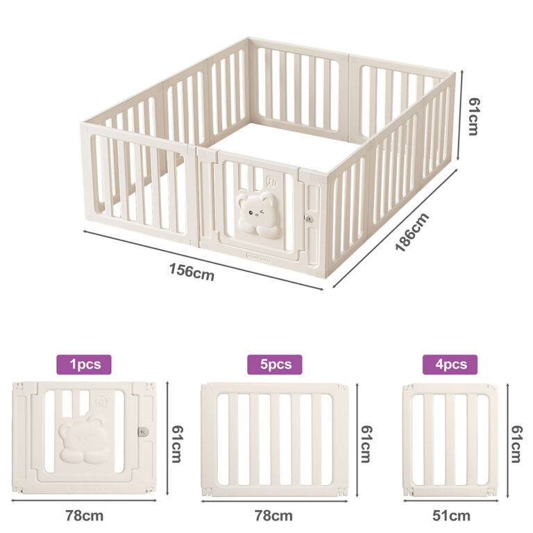 Bopeep Kids Playpen Baby Safety Gate with Lock KD1149-M
