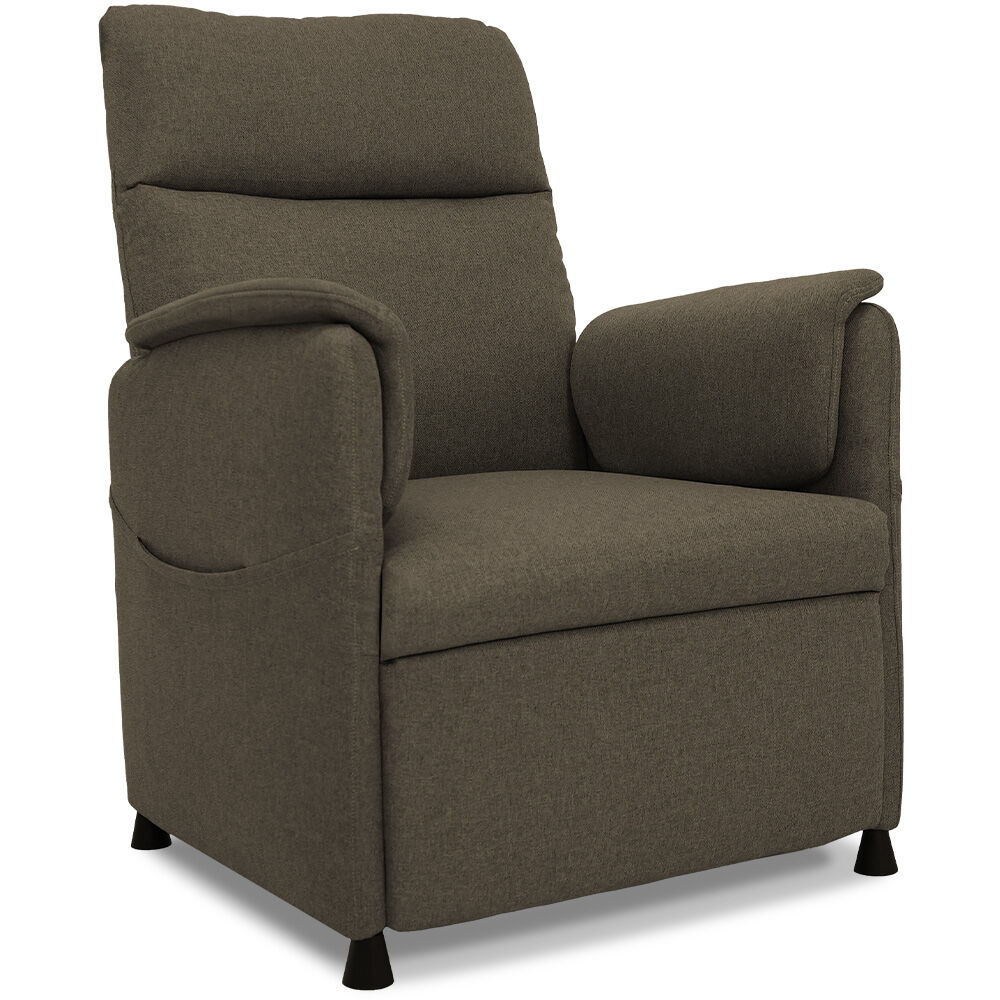 FORTIA Electric Armchair Recliner Single Fabric Chair V219-HELMCRFO5BGA