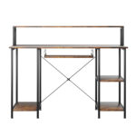 Levede Office Gaming Computer Desk Brown DH1054-BR