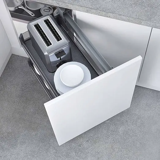 Galley 900mm Magic Corner Pull Out Kitchen Storage ELITEMC-GLFT-1147