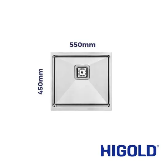 HiGold Vanté 550mm Single Bowl Kitchen Sink HG-951106-4665