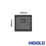 HiGold Vanté 550mm Nano Coated Single Bowl Kitchen Sink HG-951106B-4665