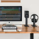 Kanto ORA 100W Powered Reference Desktop Computer Speakers with Bluetooth 5.0 White KO-ORAMW-1