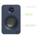 Kanto REN 200W Powered Bookshelf Speakers with Bluetooth Matte Blue KO-RENMU-I