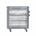 2200W Quartz Infrared Radiant Heater with Adjustable Thermostat and 2 Power Settings V196-H220
