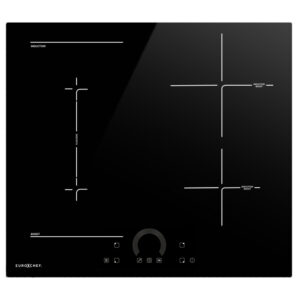 EUROCHEF 60cm 4 Zone Induction Cooktop 7200W Electric FlexZone Function Touch Controls COKICTEC641A