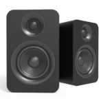 Kanto Pair of YU Passive 4" Speakers with 1" Silk Dome Tweeter and 4" Kevlar Woofer Black KO-YUP4