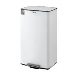 Cefito Pedal Bins Rubbish Bin Waste Recycle Dustbins Kitchen Trash Can 40L White RB-40L-C-WH