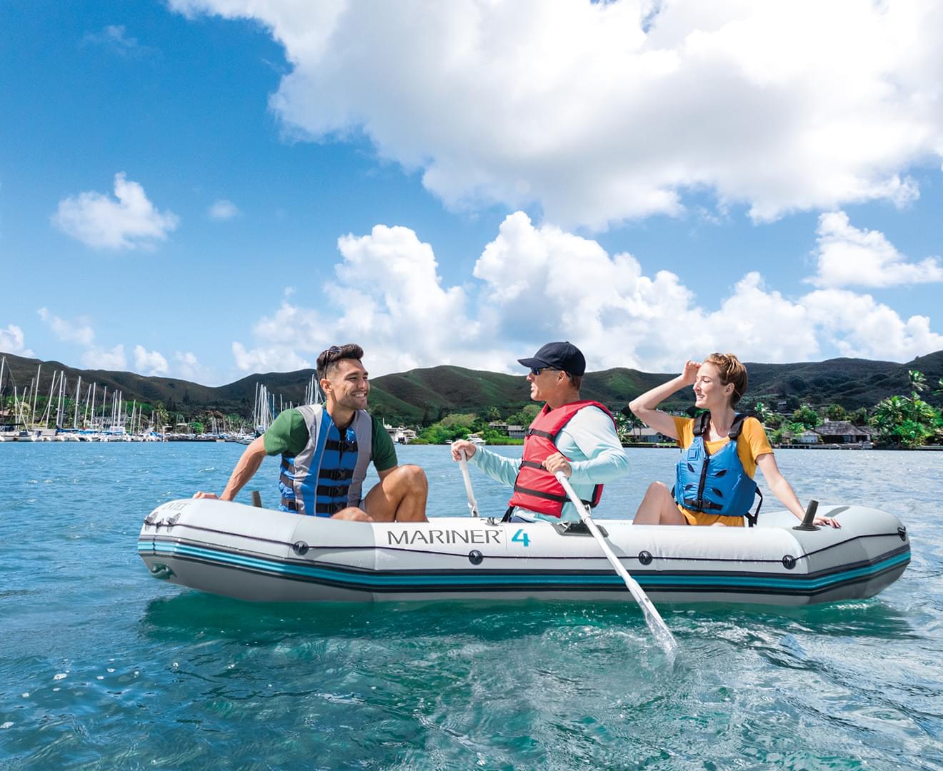 Intex Mariner 4 Boat Set 68376 IXMARINER4-68376