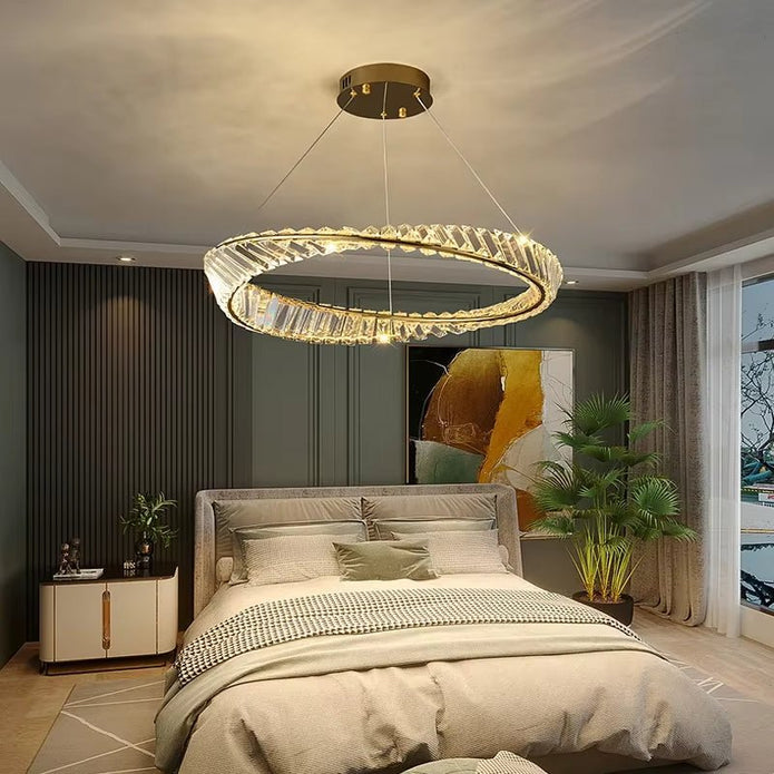 BAMDECOR Modern Crystal Chandeliers Lighting Ceiling Lights Contemporary Wave V255-BAM-C3342/1-60