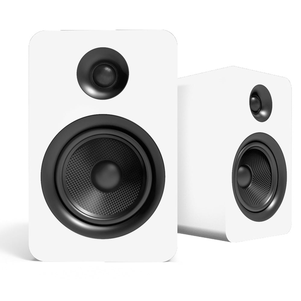 Kanto YU Passive 5.25" Speakers with 1" Silk Dome Tweeter and 5.25" Kevlar Woofer White Pair KO-YUP6W