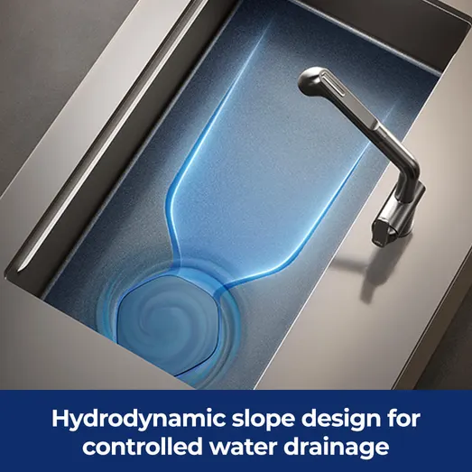 Luxe Serene 1.0 750mm Single Bowl Workstation Kitchen Sink Anti-Scratch HG-952558T-4751
