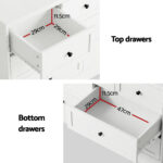 Artiss 7 Chest of Drawers Dresser Table White FUR-U-CDR-03-WH-AB
