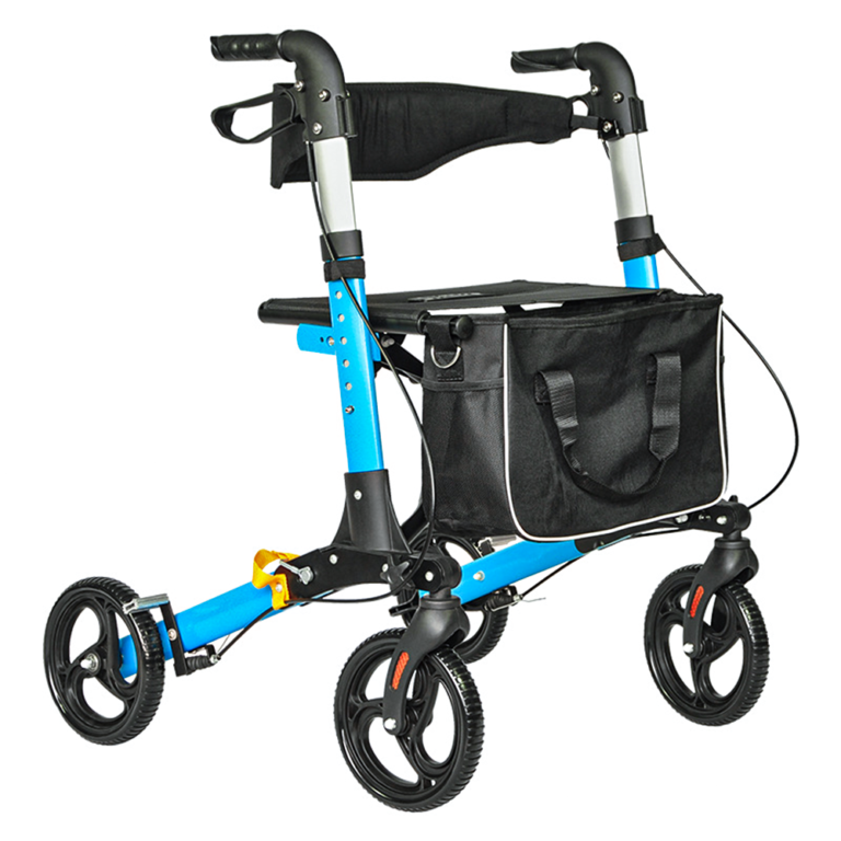 Alston 2 In 1 Foldable X-Fold Mobility Walker Rollator Chair V985-MOBILITYWALKER