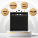 Alpha Electric Guitar Bass 47 Inch Set Kit 40W Bass Guitar Amplifier Guitar GUITAR-E-47-BASS-ACC-CAPO