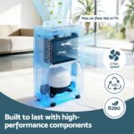 Devanti 16L Dehumidifier Portable Air Dryer Moisture Absorber 5.5L Water Tank DH-B-16L-WH