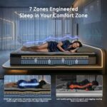 Levitex 33 cm Double Size Mattress 8.0 Extra Firm 7-Zone Pocket Spring with Dual-Row Edge Support MATTRESS-LV-AETHER-33-D
