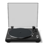 Kanto OBI3 Turntable with Bluetooth 5.3 Preamp and Pitch Control - Matte Black KO-OBI3VMB-I
