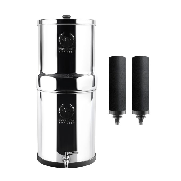 The Phoenix Gravity 12L Water Filter Stainless Steel 304 V502-P24C2D2