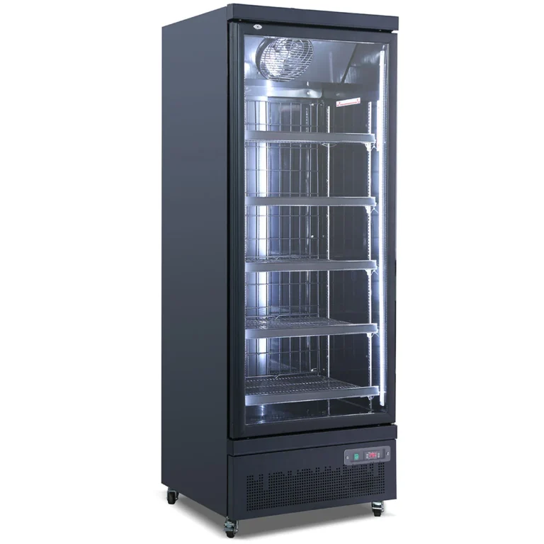 Commercial Upright I Door Black Refrigerator - Model IC COLD FC-BS75AH