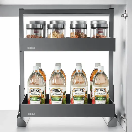 Shearer PRO Kitchen Undercounter Storage - Open Out Underbench Pantry Unit - for a 600mm Cabinet HG-309041R-CFG