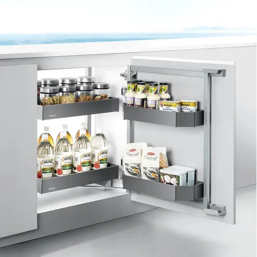 Shearer PRO Kitchen Undercounter Storage - Open Out Underbench Pantry Unit - for a 600mm Cabinet HG-309041R-CFG