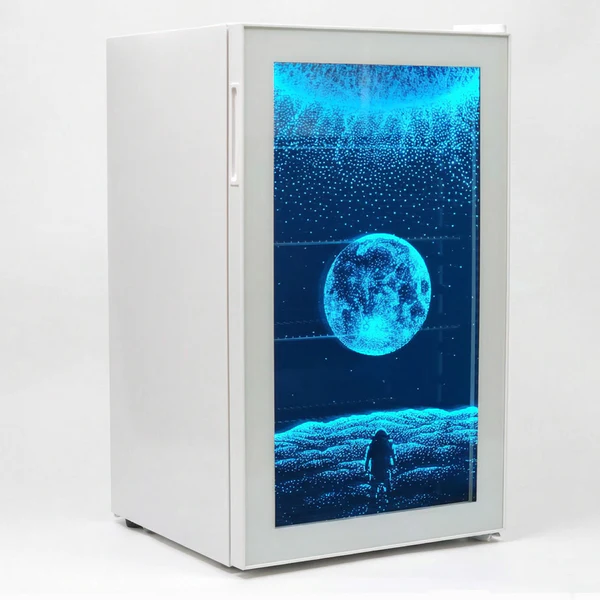 Schmick CyberPunk Under Zero Bar Fridge with Multi Led Color Display HUS-SC88-ZZ