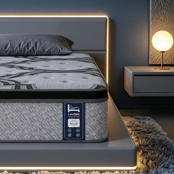 Levitex King Single Mattress 34 cm 5-Zone Pocket Spring MATTRESS-LV-VELA-34-KS