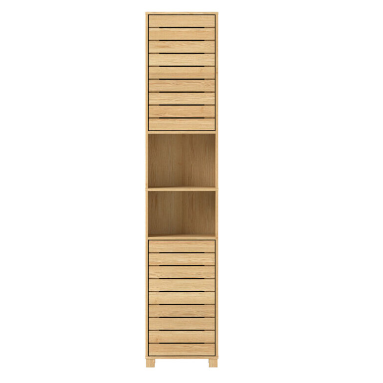 Levede Tall Bathroom Cabinet Storage 165cm Tallboy Adjustable Shelf Cupboard BATH1019-AU
